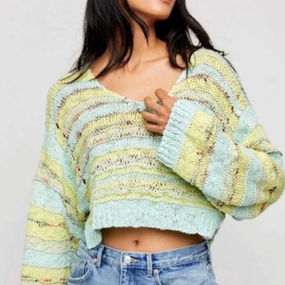 Free People Lake Life Pullover Sweater